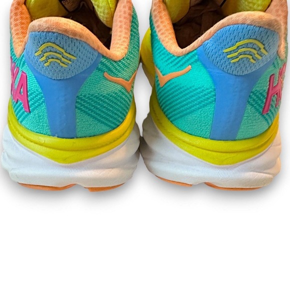 Hoka One One Clifton 9 Running Shoes Sneakers Ceramic Evening Primrose Size 6.5 - Picture 3 of 11